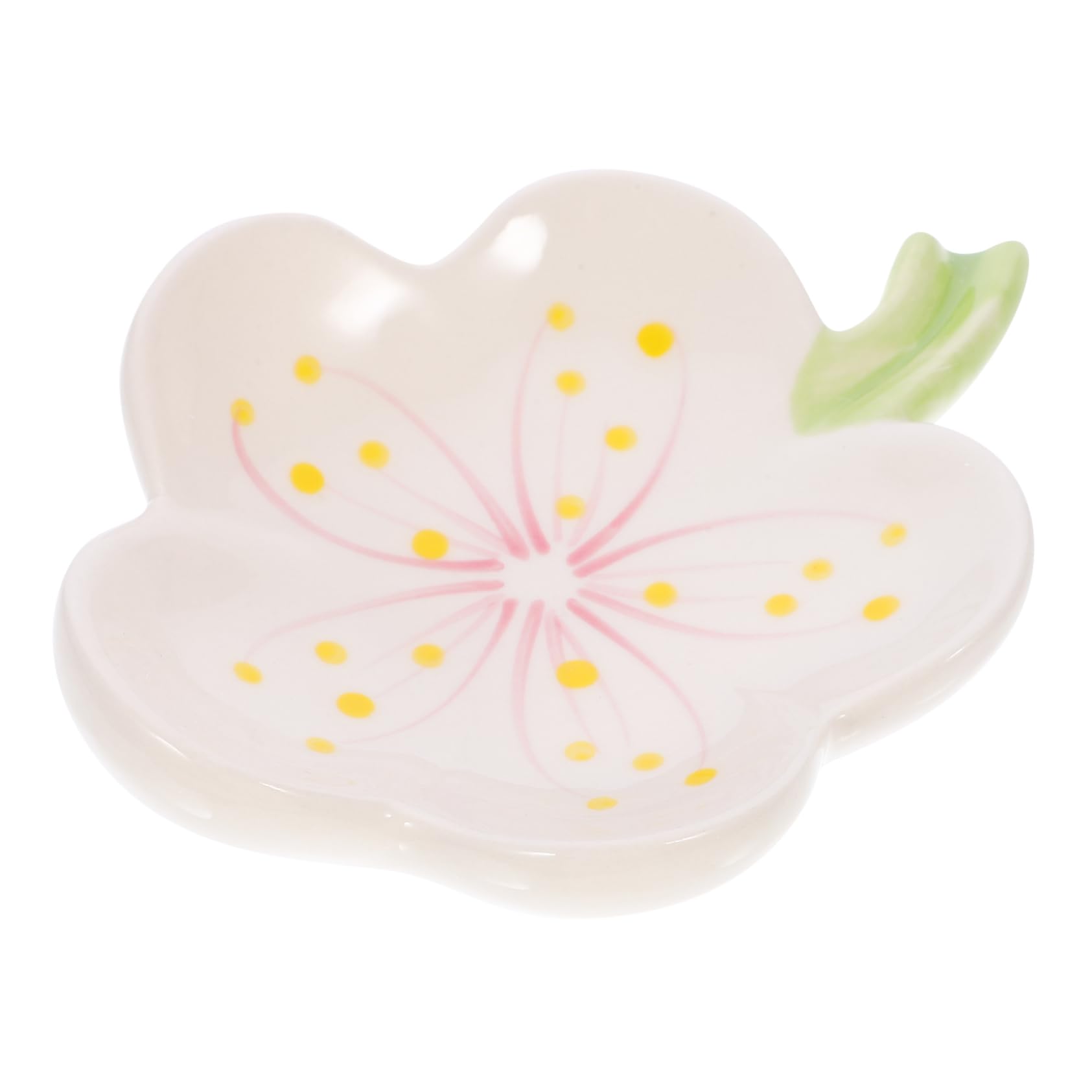 Amosfun 4stücke Blumenform Seifenschale Keramik Rutschfester Seifenhalter Mit Ablaufschlitzen Für Bad Und Küche Leicht Zu Reinigen Und Vielseitig Einsetzbar