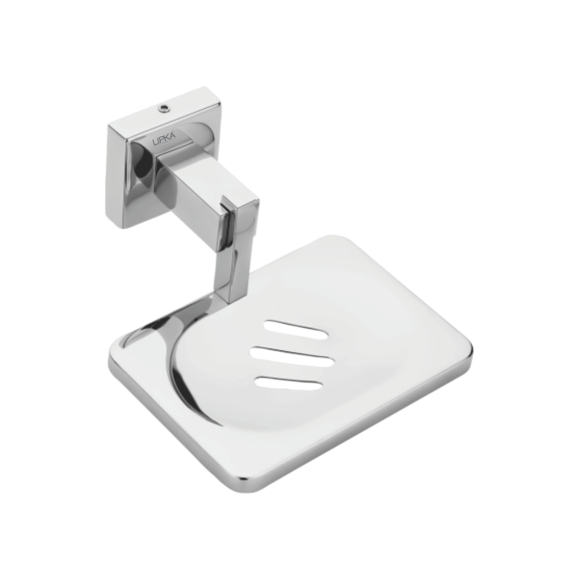 LIPKA Soap Dish from Matrix Series| Premium Stainless Steel Soap Case for Bathroom| Soap Holder with Glossy Finish