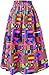 SHENBOLEN Women African Traditional Costume Ankara Print Skirt Dashiki Long Skirts (Small,J)