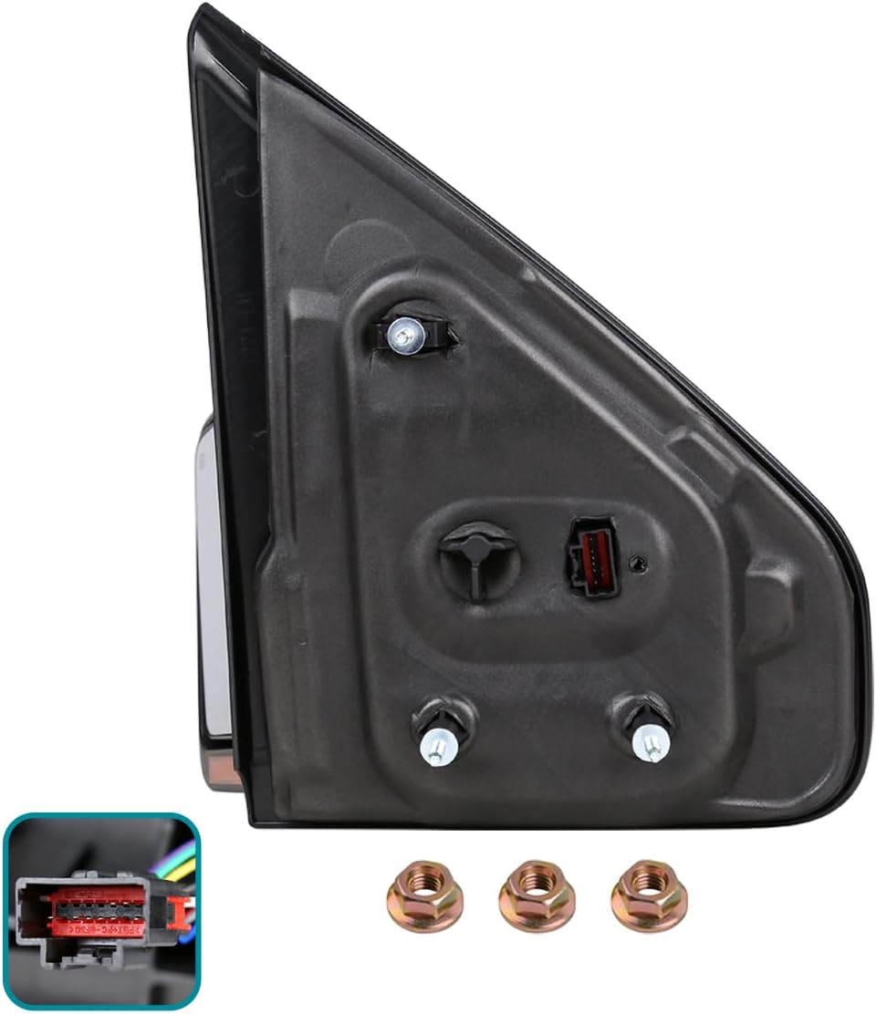 Spec-D Tuning Power+Heated w/LED Turn Signal+Puddle Lamp Left Driver Side Mirror Compatible with 2007-2014 Ford F150