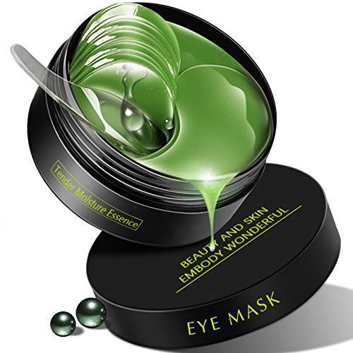 Under Eye Mask, 30 Pairs Green Algae Under Eye Patches,RABIOTA Collagen Eye Mask, Eye Gel Pads, Firming Eye Mask, Collagen Eye Patches for Eye Moisturizing,Dark Circles, Wrinkles,Fine Line