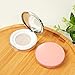 DIY Contenedores de viaje vacíos Estuche de cosméticos Envase de cosméticos de 5 gramos Caja de maquillaje Contenedores de tamaño de viaje Polvo compacto-rosa-con hojaldre