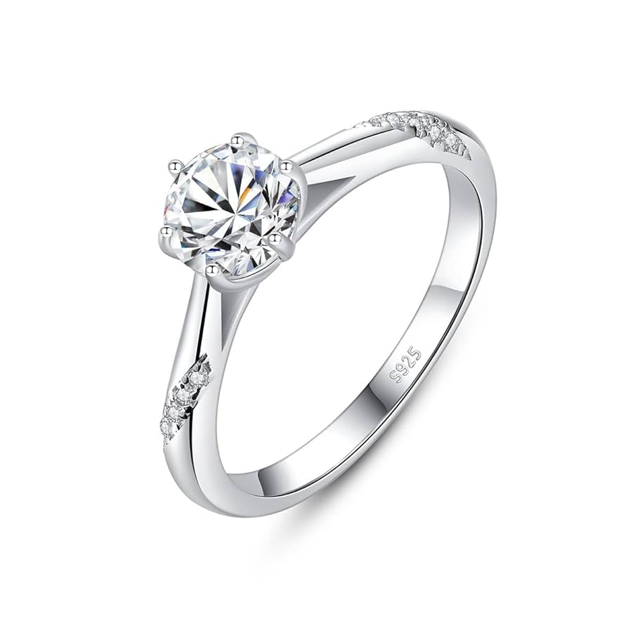 Rings S925 Sterling Silver Ring for Women Girls Wedding