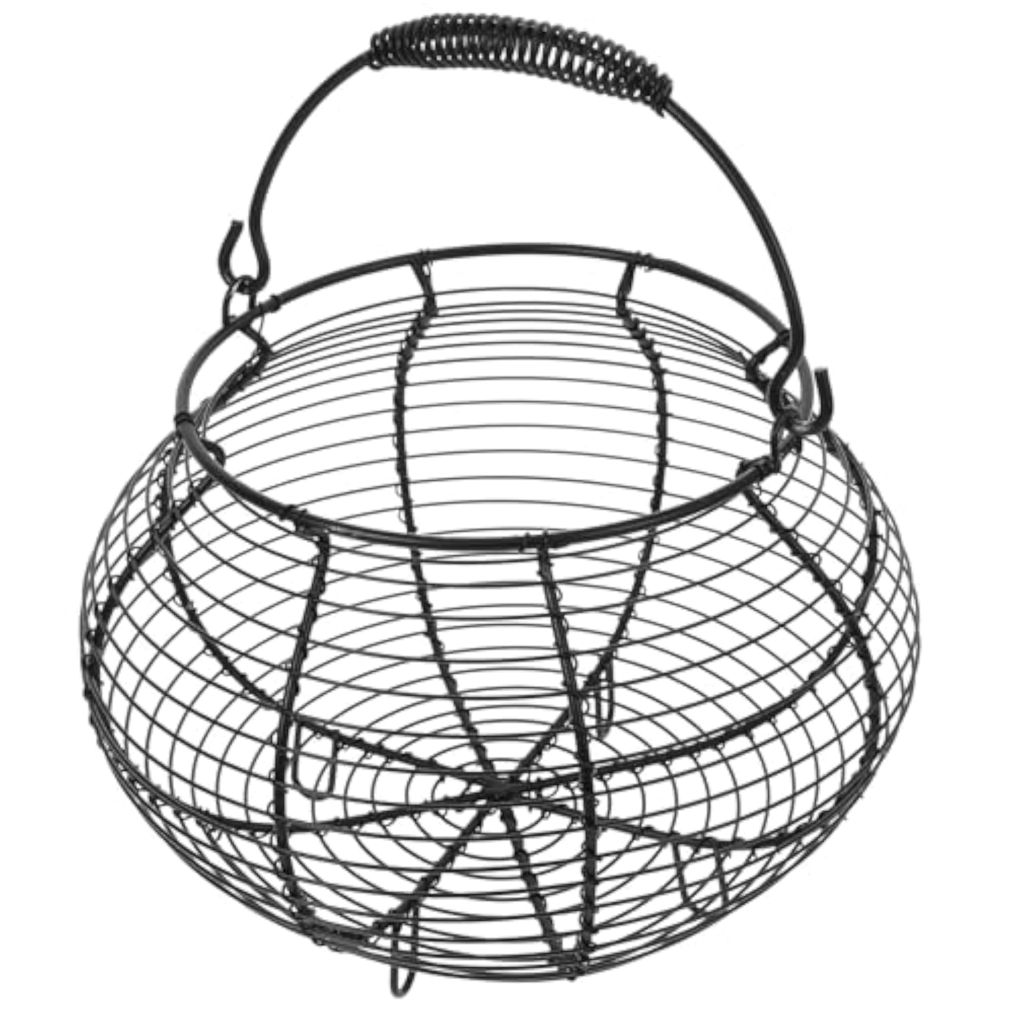 Black Iron Wire Basket for Kitchen Storage