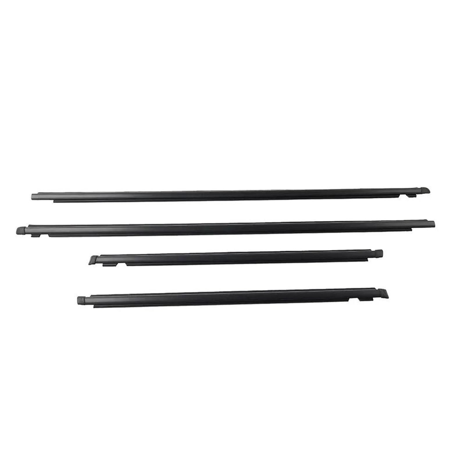 4PCS Outer Windows Rubber Weatherstrip Sealing Belt Moulding Trim for Toyota for Vitz for Yaris for Echo 1999-2005 Car Window Seals