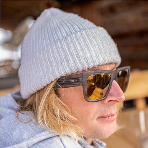 Image of SMITH Lineup Sunglasses with Chromapop Lenses - Polarized Sunglasses - for Men & Women - Rosewood Crystal ChromaPop Polarized Brown