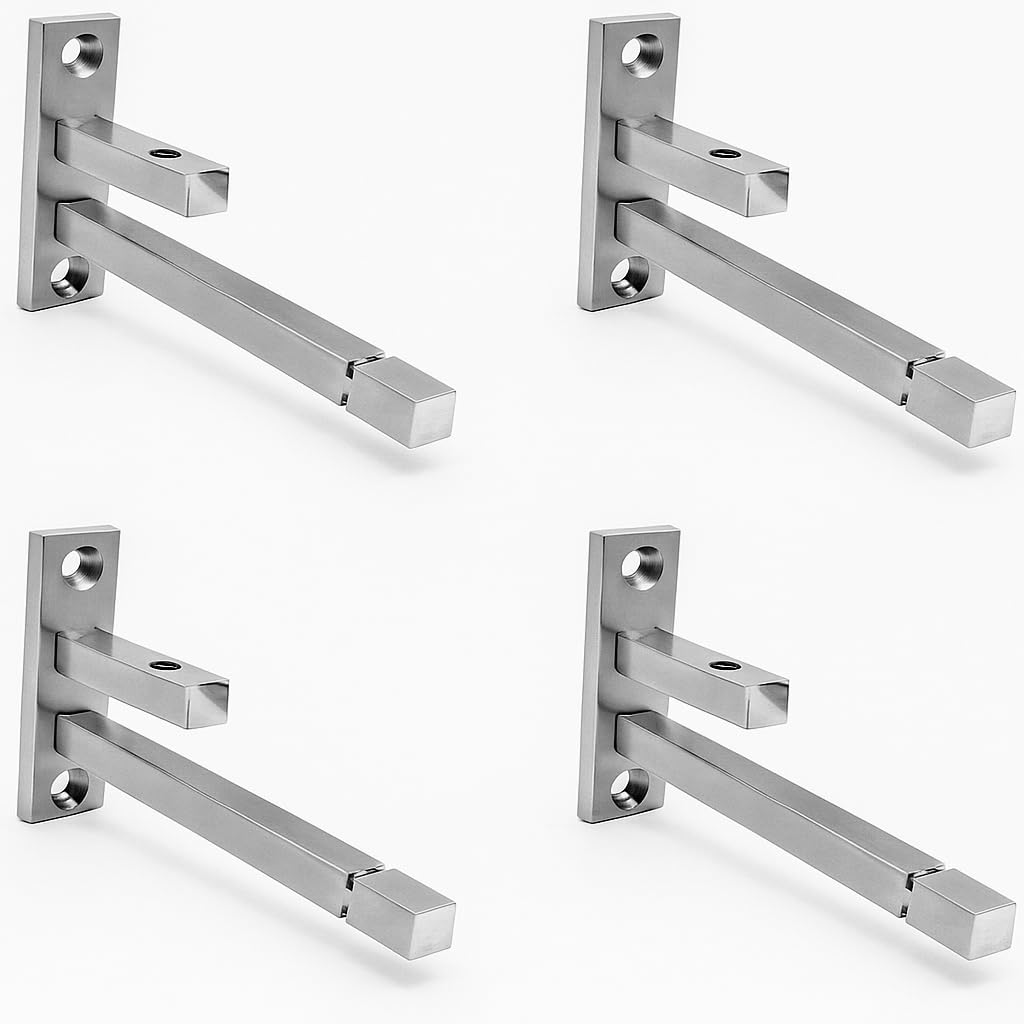 RiseOm Steel Shelf Brackets - Secure Your Shelves! -9