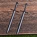 LANGHONG 2PCS Retro Viking Hairpin For Women Sword Hair Pin Hair Styling Pins (SZTL3)