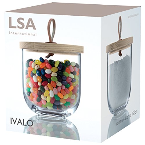 LSA Contenitore in vetro con coperchio in