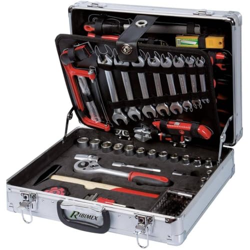 Coffret Outillage 149 Pièces - Valise Aluminium - Assortiment Complet pour Bricolage - D-Work