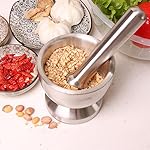 Bekith-Brushed-Stainless-Steel-Mortar-and-Pestle-Spice-Grinder-Molcajete