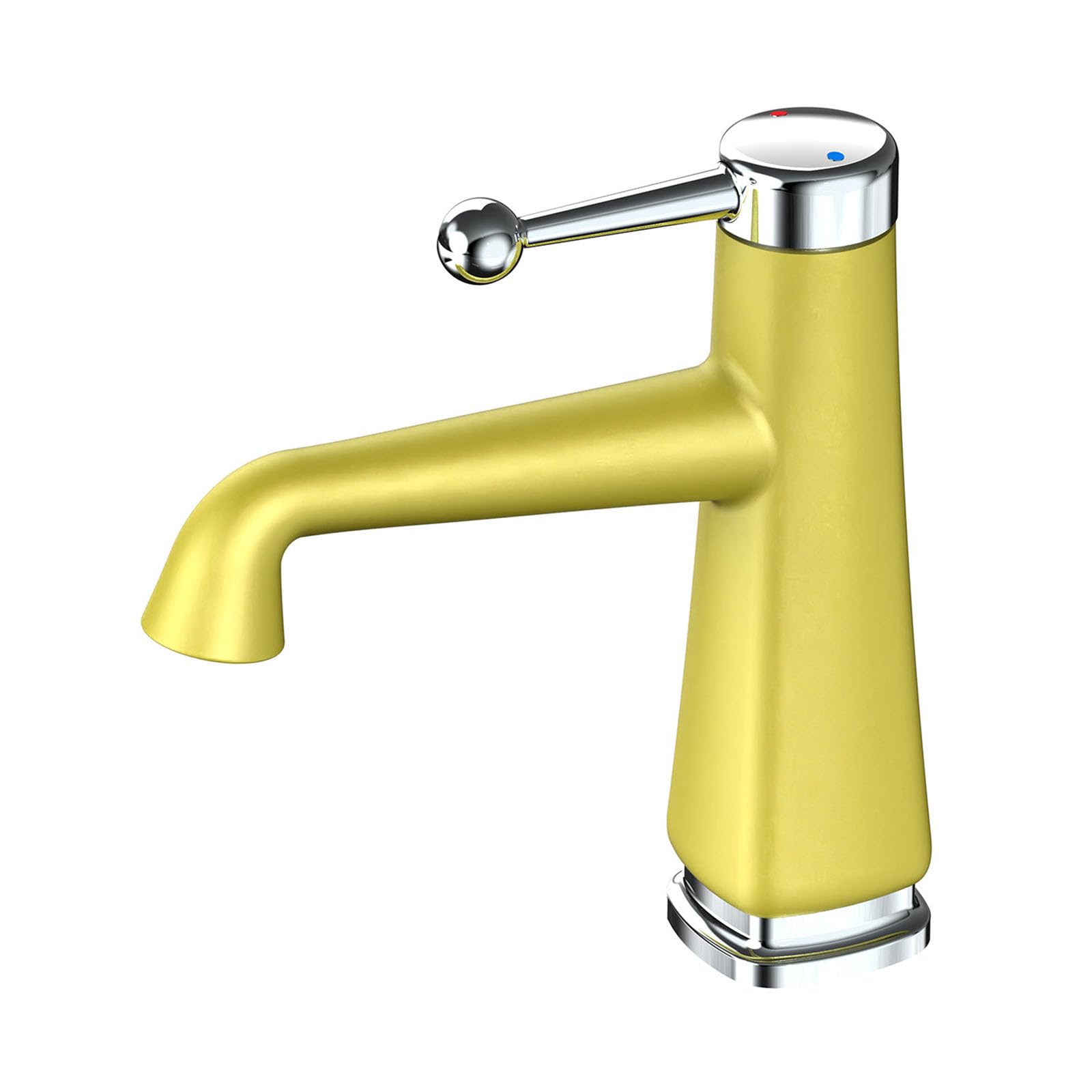 Grifo de Lavabo 1 Orificio, 2 Modos Grifo Mezclador para Lavabo de Baño Agua Fría y Caliente, Grifos para Lavabos de Baño Latón Macizo, Grifo Lavabo Cartucho Cerámico, Grifo de Baño