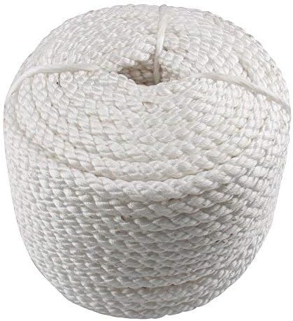 Bang4buck Three Strand Polypropylene Anchor Rope 1/2 inch 100 Feet Twisted Dockline for Boat/Sailboat/Sled Line with Thimble and 5850LB Breaking Strain (1/2 inch 100 Feet) - Image 6