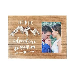 SASONCO Love Memory Board Engagement Gifts Couple Graduation Commemorative Board Retirement Board ‘Let The Adventure…