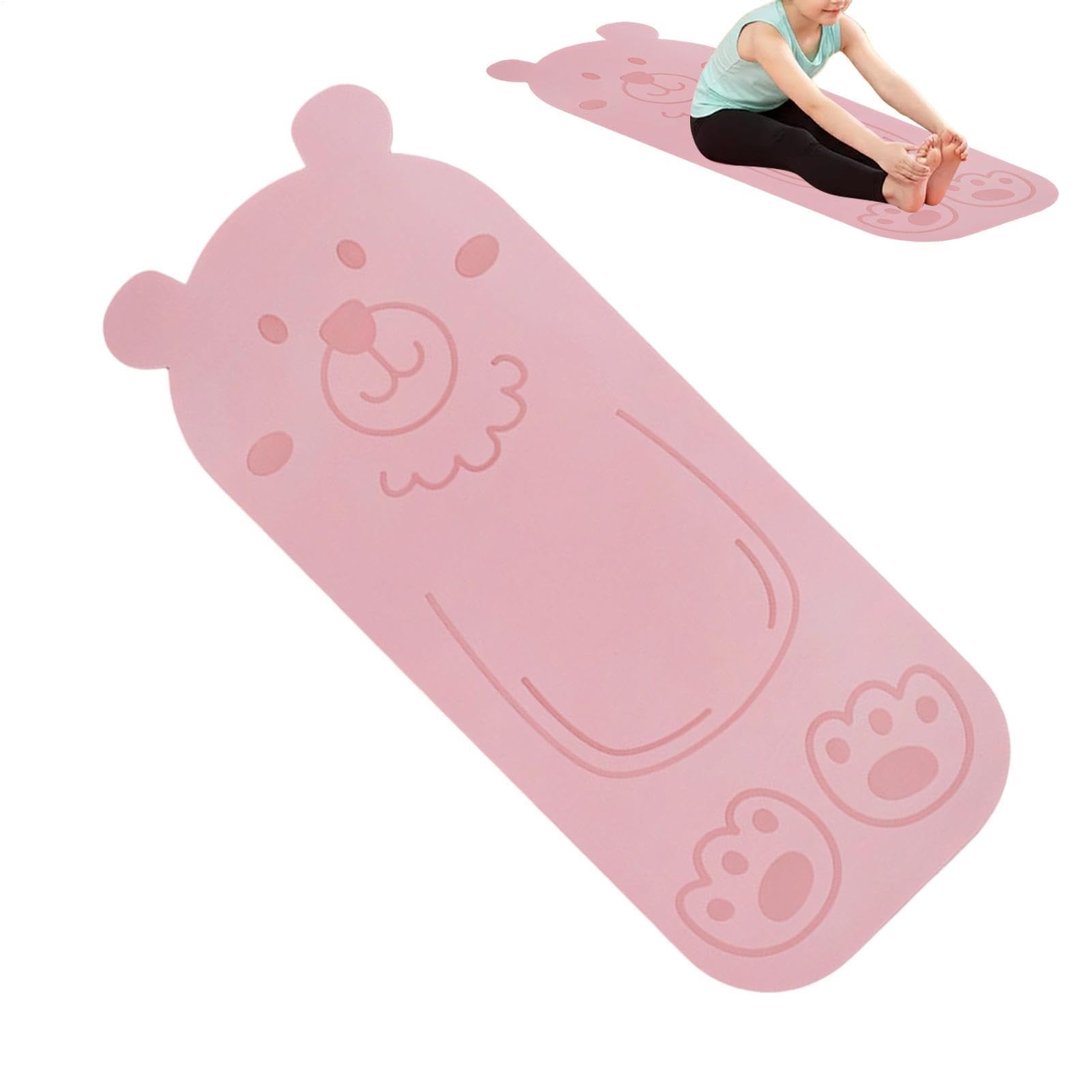 Esterilla Yoga Infantil Almohadilla Con Animales Caricaturescos Para