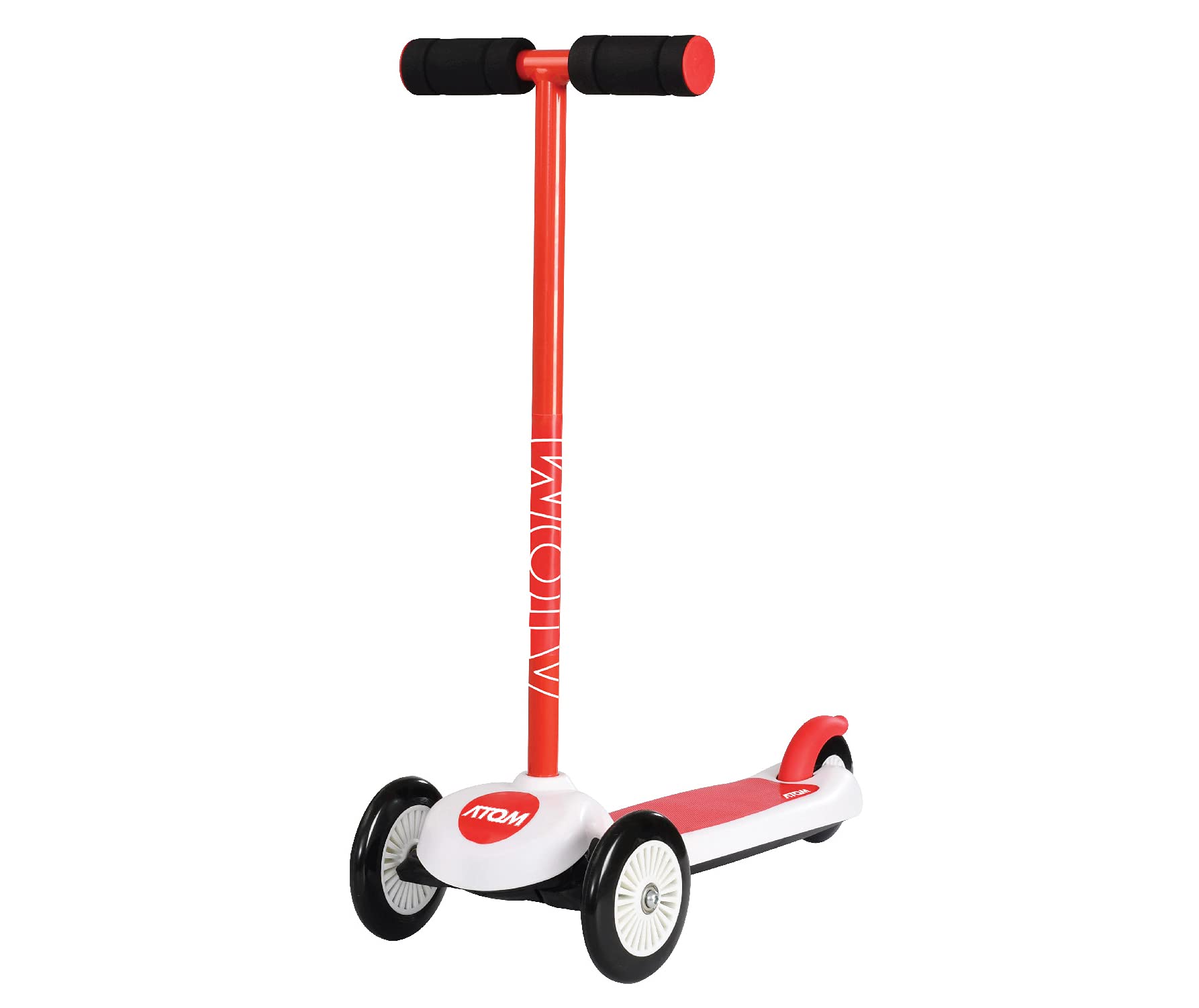 EVO Move 'n' Groove Scooter in Red & White | Fixed Handle Height | Kids Scooters For Boys & Girls Ages 2+