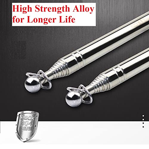 Image of Othmro 1pcs Telescopic Teachers Pointer,Teachers Pointer Stick, Extendable Hand Pointer Retractable Classroom Whiteboard Pointer Extendable for Teachers, Guides, Coach Extend to 35.4 inch