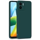 Pikkme Back Cover Camera Protection Shockproof Soft Matte Silicone Back Case for Redmi A1 | Redmi A2 (Green) gallery image