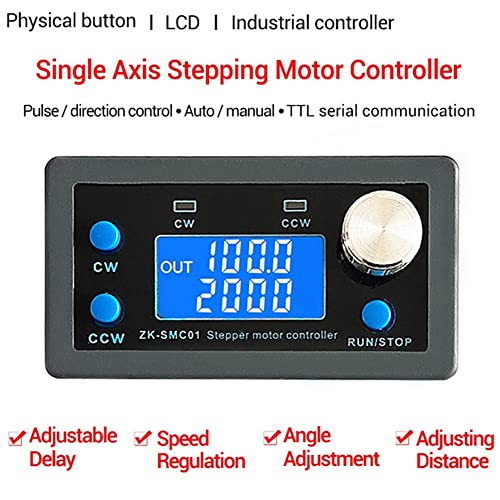 Controlador de motor paso a paso programable SMC01 placa de velocidad de pulso CC 5-30V 3