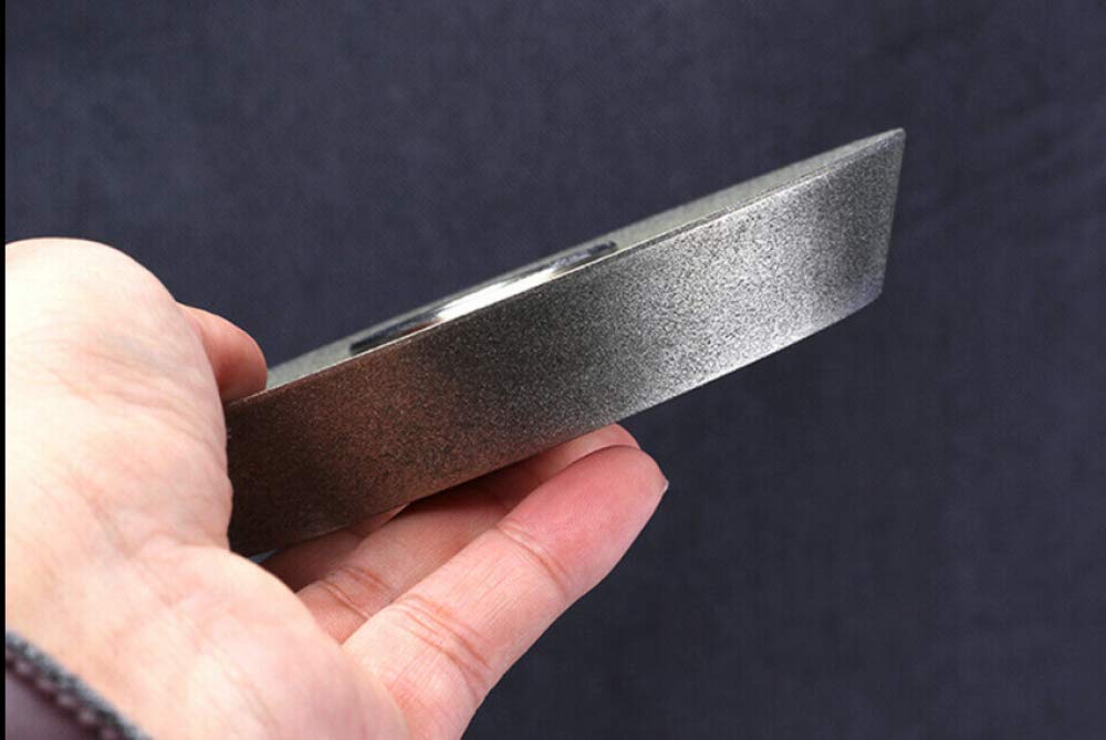 Muela abrasiva de diamante (SDC o CBN opcional) para rectificadora de brocas MR-26A, 26D. G3, F6, 125x20x19 mm, CBN