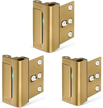 Buy Two and Save More,Home Security Door Reinforcement Lock Heavy-Duty Metal Door Lock for Front Door and Child Proof Door Latch for Top Deadbolt Lock Home Defender Flip Door Guardian Lock