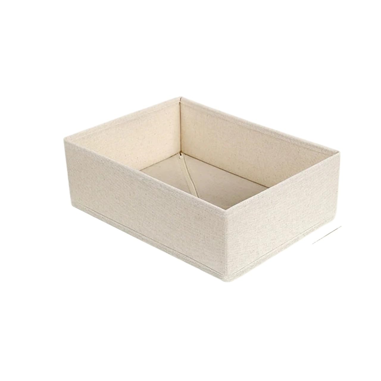 LADFRTYU Sock Storage Box Foldable Drawer Organizers Oxford Underwear Storage Box Bra Socks Wardrobe Containers Closet Jeans Organizer(M)