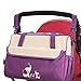 SoHo Animals Diaper Tote Bag 10Pc, ElephantsPurple