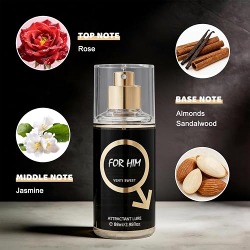 Pheromon Profumo Da Uomo, 88 Ml, Lure Her Parfum, Eau De Toilette Con Feromoni, Profumo Venom For Him Per La Fiducia E L'attrazione, Attira Le Donne Per Un Profumo Duraturo - 2