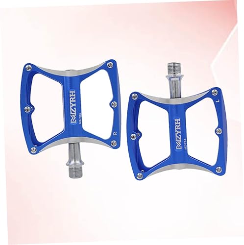 Miniatura 4 de CLISPEED 1 par de accesorios de ciclismo Pedales de bicicleta de reemplazo de pedales de bicicleta Pedales planos de bicicleta de carretera Pedal de