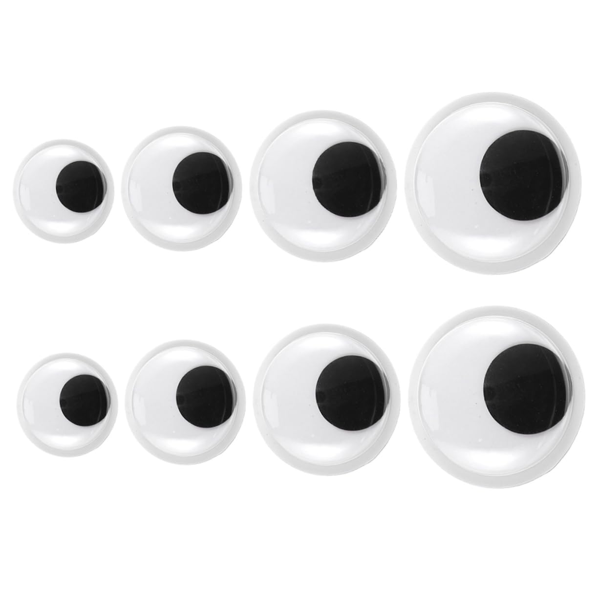 HOODANCOS Eyes Model for DIY Projects 8pcs Moving Eye Toys Self Adhesive Creative Toy for Children