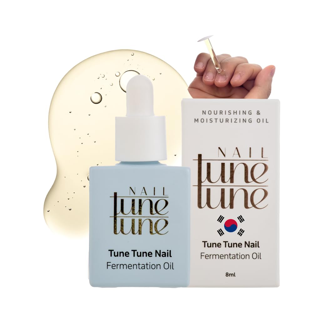 TuneTune Cuticle Oil 8ml | Fermented Korean Nail Oil for Nails & Cuticles | Moisturizing Nail Care Oil for Dry Cuticles | Lightweight Oil for Healthy-Looking Nails | Easy Dropper Application 0.27 Fl Oz (Pack of 1)