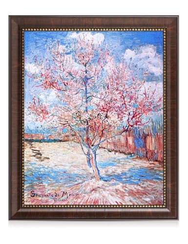 DECORARTS Vincent Van Gogh Wall Art Framed, Flowering Orchards, 19x23''