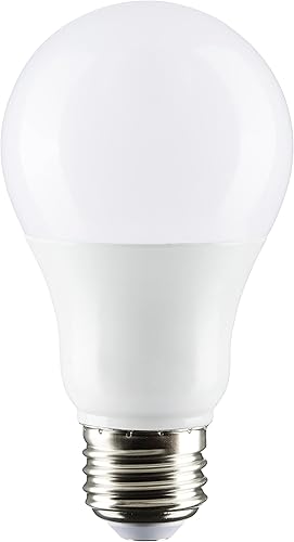 Satco S39836/06 - Bombillas LED E26 de 9.8 W, 3000 K, clasificación de 25000 horas, regulable, 1 unidad (paquete de 6)