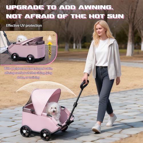 Chariot pour chat avec visière pour sortir votre animal blessé - 4