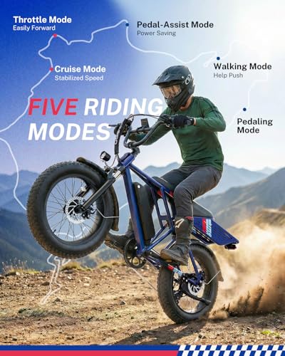 Image of Jasion RetroVolt & Pro Electric Bikes for Adults, Fat Tire, All-Terrain