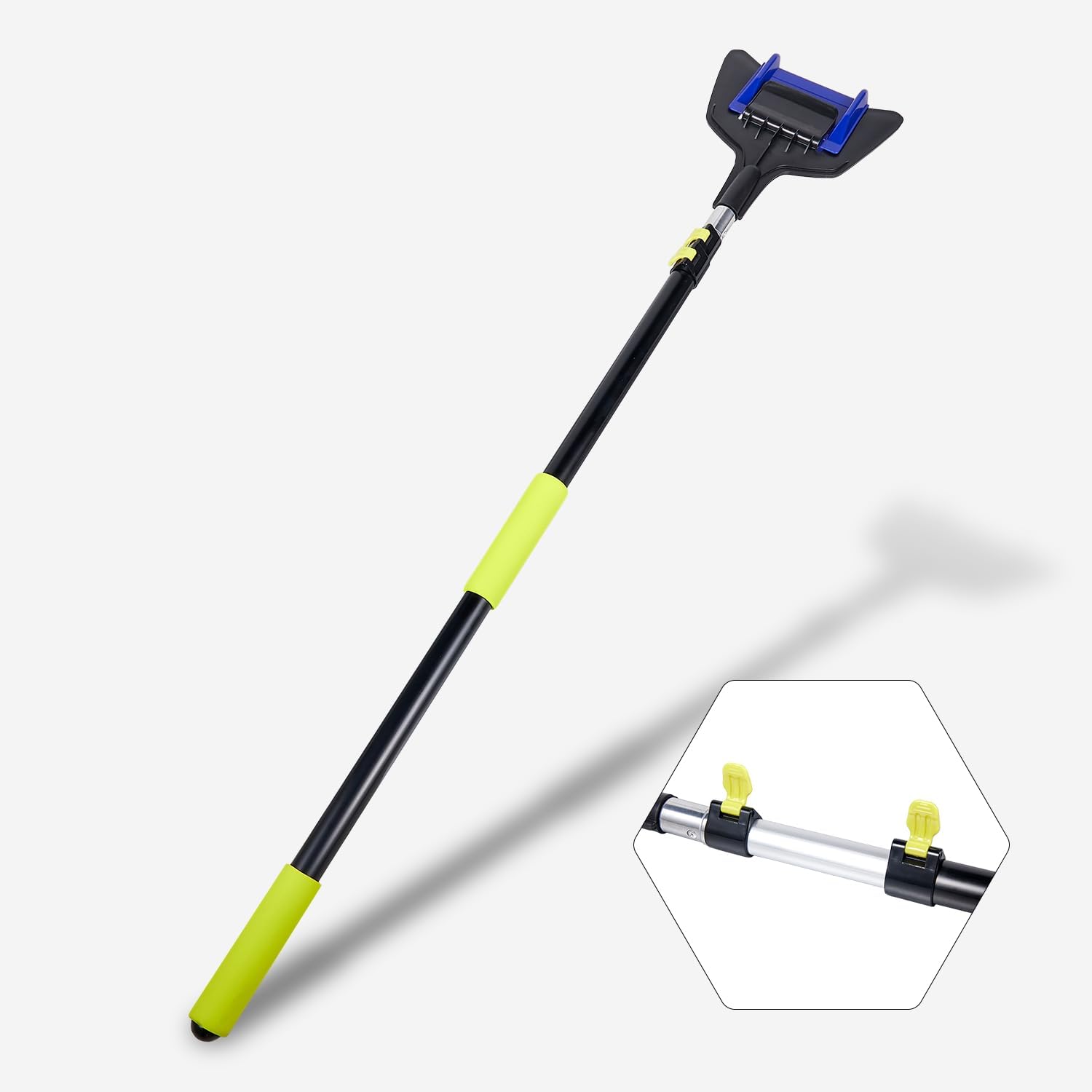 Edge Protector Pole for Flatbed, V-Shaped Corner Guard, Adjustable Telescopic Extension Handle (4ft-8ft), Angle-Adjustable & Pre-Assembled, Cargo Load Protection Accessories