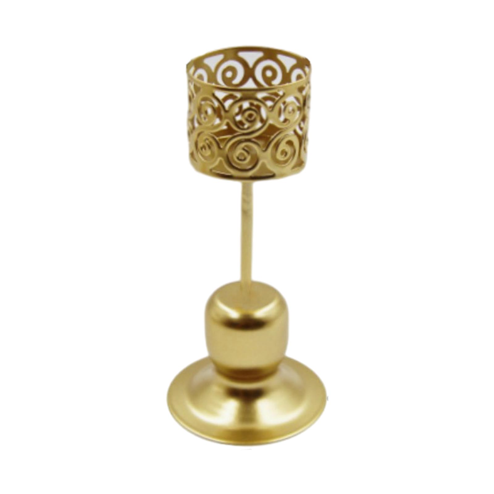 Tsophreniq F Geometric Holder Table Centerpieces Decoration Hollow Candlestick Metal Stand Wedding Party Ornam Stands Decorative