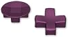 eXtremeRate xbox elite 12 Magnetic Stainless Steel Steering Key Replacement Parts Cross Key Button Kit for xbox one elite & xbox one elite series 2 Purple