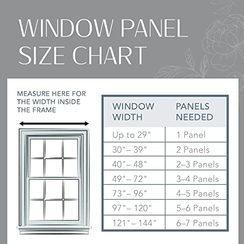 Elrene Home Fashions Antonia Floral Damask Blackout Single Window Curtain Panel, 52"X84", Antique Gold #TOP6