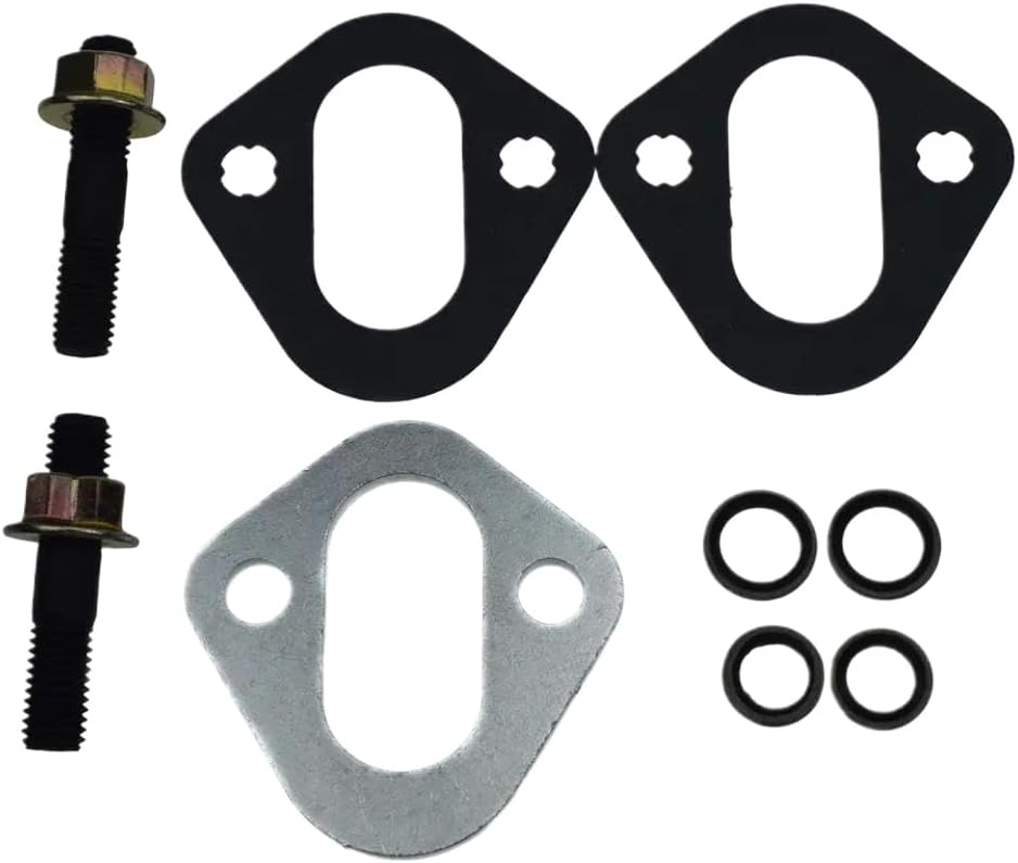 Compatible with Fuel Lift Pump Stud Kit with Spacer and Gaskets Compatible with 5.9L 12v 1994-1998 Replacement for 3914284 3939258 4988747