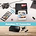 Canon Selphy CP1500 Wireless Compact Photo Printer (Black) with 2-Pack KP-108IN Color Ink Paper Set (216 Sheets of 4x6 Paper + 6 Ink Cartridges), Power Adapter & Deluxe Photo Album