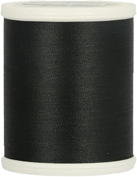 MADEIRA Sewing Thread, 100% Polyester, Black, Lauflange 1000 m