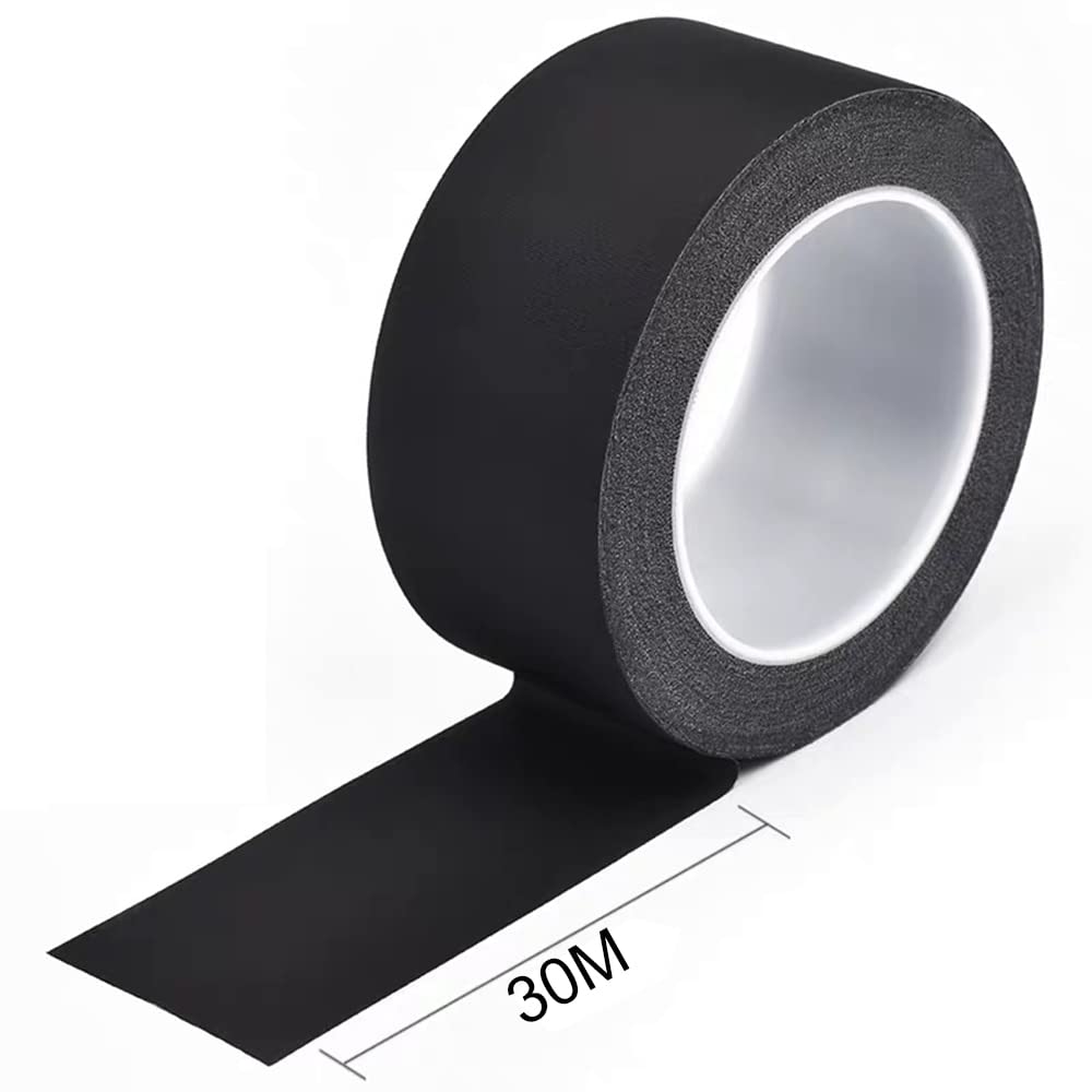 Nastro isolante elettrico, nastro elettrico, Nastro elettrico in acido acetico da 2 pezzi Nastro in tessuto di acetato isolante nero ad alta temperatura for isolamento