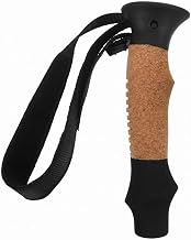 Cane Grip, Cane Handle Replacement with Cork & Eva Grip + Adjustable Wrist Strap, Fits 16mm & 18mm Trekking Poles