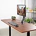 VIVO Dark Walnut 60 x 24 inch Universal Solid One-Piece Table Top for Standard and Sit to Stand Height Adjustable Home and Office Desk Frames, DESK-TOP60D