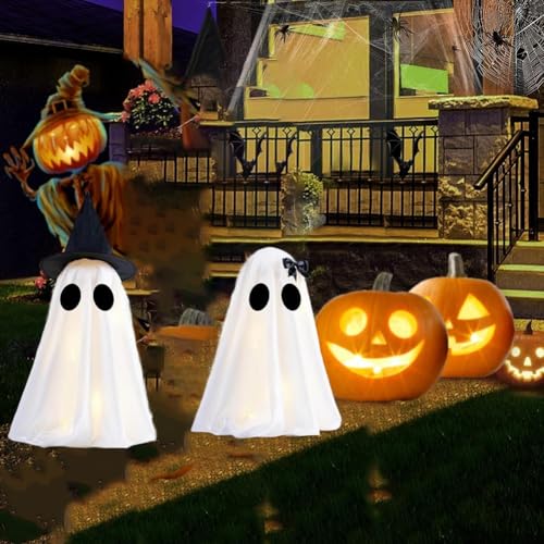 Décoration d'Halloween fantômes avec chapeau de sorcière pour meuble - 6