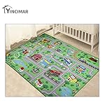 Yincimar Kids Carpet Playmat Rug,6.6x5.0 ft Extra Large City Life Carpet Learning Exercise Mat Educational Car Rug Play Game Rug for Baby Toddler Boy Bedroom Playroom - Image 5