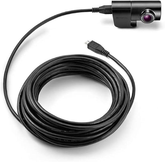 THINKWARE 2K QHD Rear View Camera for Q1000 Dash Cam | Connecting Cable Included | 2-Channel | Dual Channel | Front and Rear | Car Taxi Rideshare