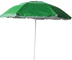 Guarda-Sol Gigante para Praia, Estrutura Firme e Resistente, Tecido em Poliéster com Bolsa de Transporte, Proteção UV