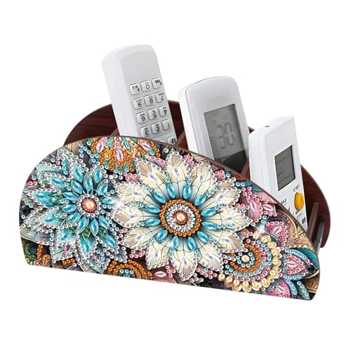 Image of MVVMTOP Diamond Painting Kits Organizer Box, Diamond Art DIY Flowers Special Shape Diamond Partial Mosaic Handmade Making Kit Organizer Box, Home Dining Living Room Tabletop Art Decoration